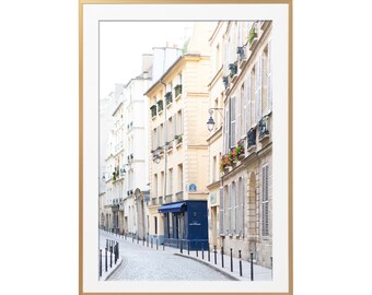 Paris Photography - Rue Servandoni, Paris Street, Window, French Architecture, Large Wall Art, French Home Decor