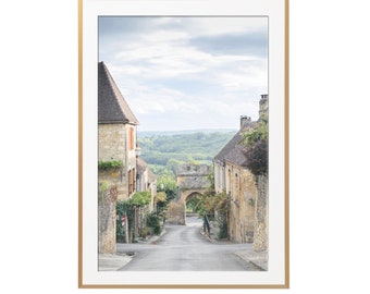France Photography, The Road from Domme, France, Dordogne, French Home Decor, Europe Fine Art  Travel Photograph, Large Wall Art