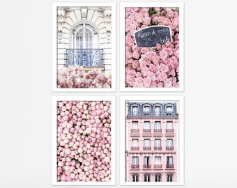 Paris Fine Art Photography – Paris in Pink Collection, Pink Decor, Travel Photography, Gallery Wall, Large Wall Art
