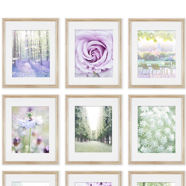 Spring Gallery Wall - The Kristy Wicks Serenity Photography Collection, French Gallery Wall, Large Wall Art, French Decor