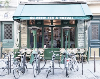 Paris Photography - Au Petit For a Cheval, Paris Home Decor, Paris Art Print, Travel Fine Art Photograph, Large Wall Art