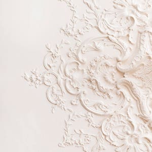 Paris Photograph - The Lacework Ceiling, Paris Architecture Detail, Large Wall Art, Neutral French Home Decor, Fine Art Photo