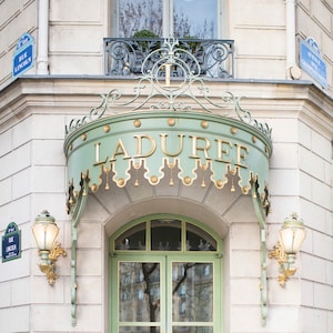Paris Photograph - Laduree Paris, Patisserie, Paris Art Print, French Home Decor, Large Wall Art