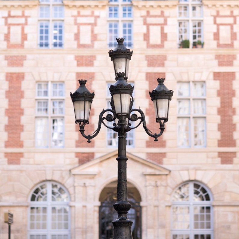 Paris Photography Place Furstenberg, Architecture Photography, France Travel Fine Art Photograph, French Home Decor, Large Wall Art image 2