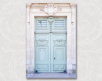 Paris Photo on Canvas, A Grand Entrance, Paris Door Fine Art Photograph on Canvas, French Travel Home Decor, Architecture, Large Wall Art