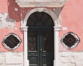 Venice Photography - Faded Elegance, Burano, Italy, Pink Wall Decor, Travel Photography, Home Decor