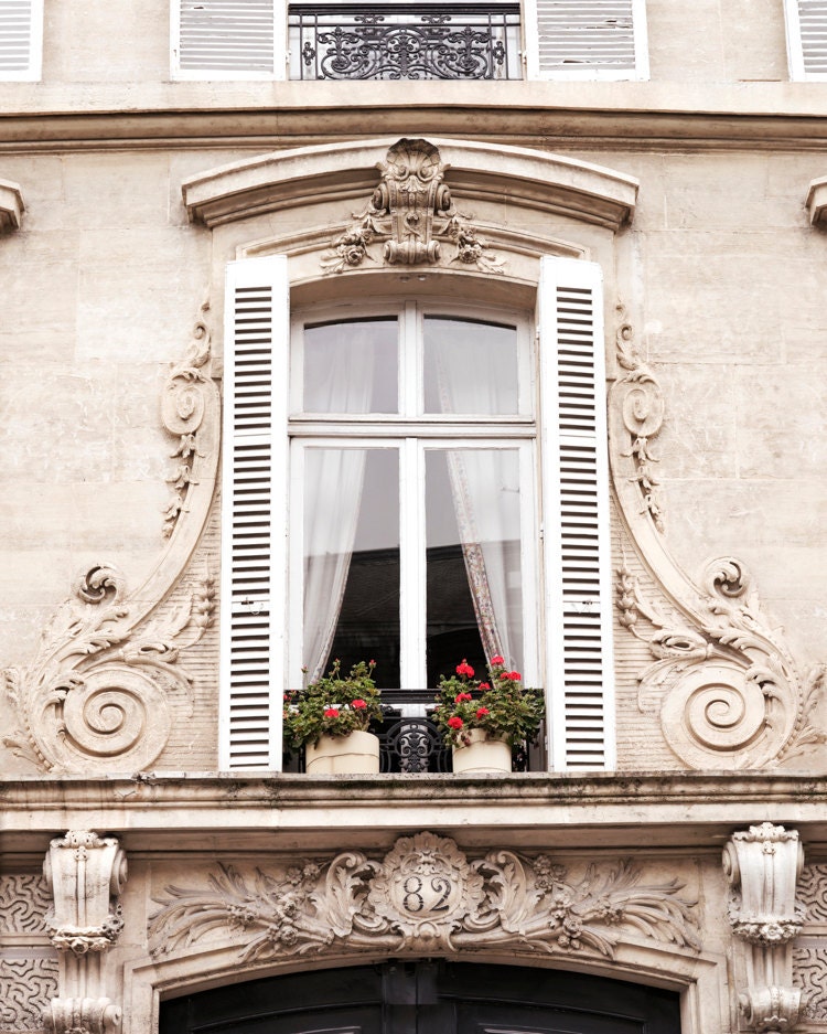 Paris Window Photography - Le Fenetre, French Home Decor, Large