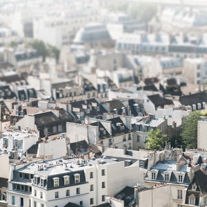 Paris Photography - Paris Rooftops, Architectural Photography, French Travel Home Decor, Large Wall Art