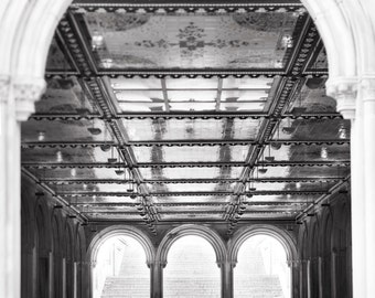New York City Photography - Bethesda Terrace, Central Park, Urban Home Decor, Large Wall Art