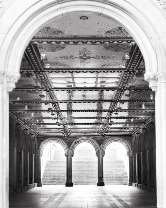 Bethesda Terrace Central Park Photography Print Urban Home 