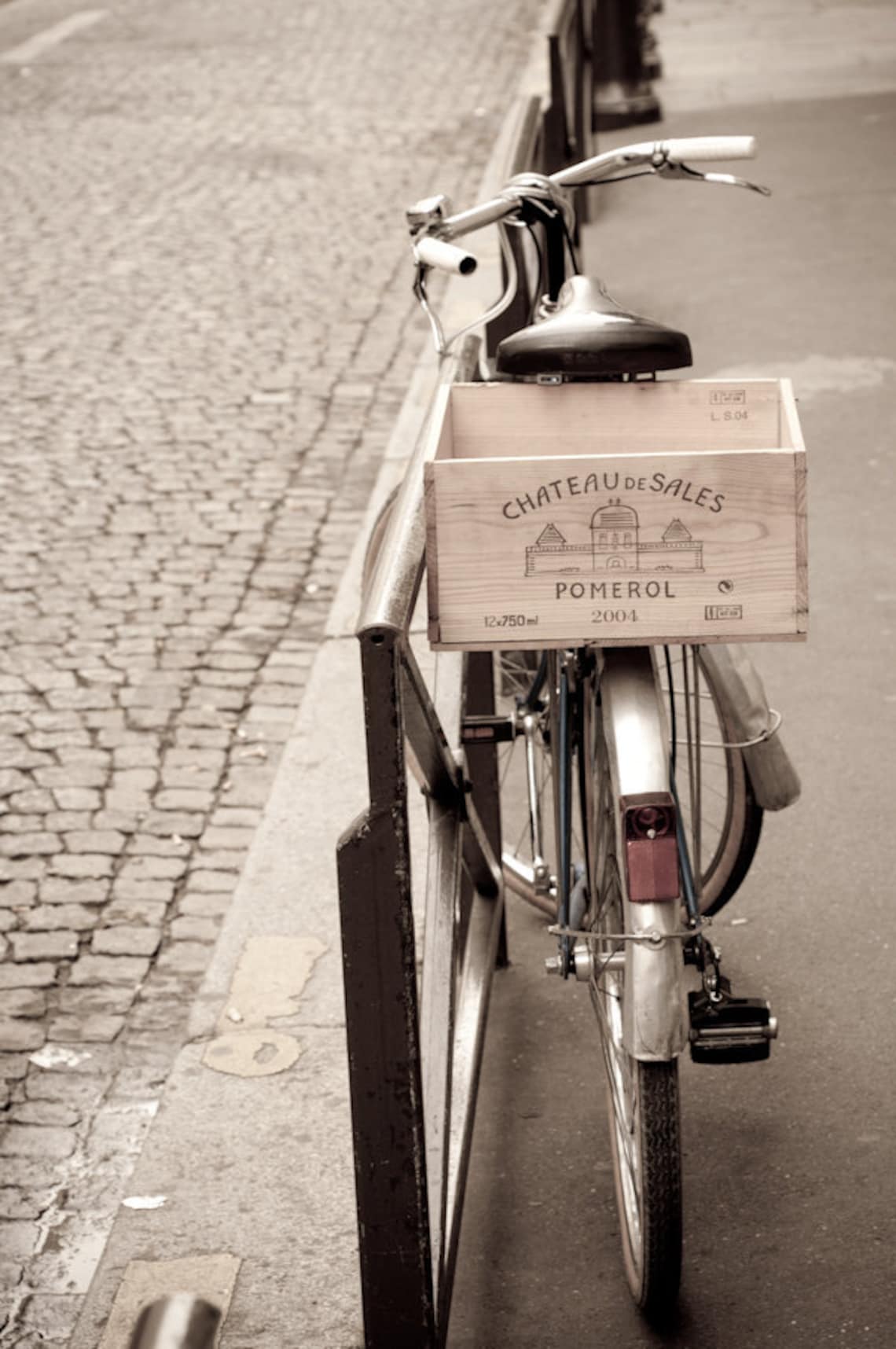 Paris Photography Paris Bicycle on Parisian Street With Etsy