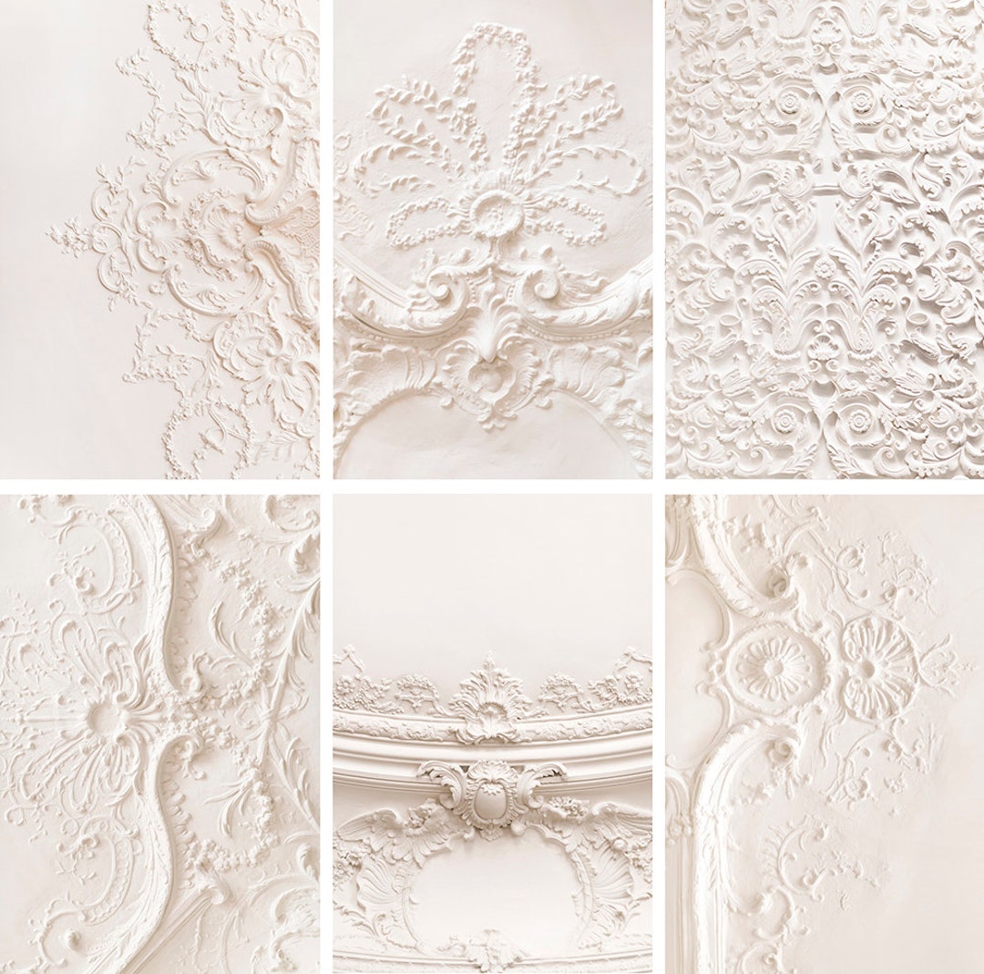 Paris Gallery Wall Paris Details Collection, Elegant Cream Gallery Wall