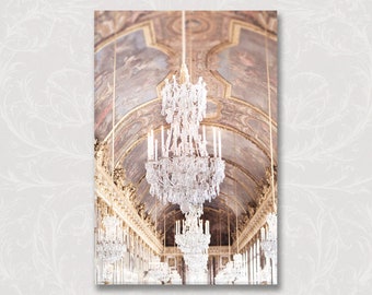 Photograph on Canvas, Glittering Light, Versailles, France Fine Art Photo on Gallery Wrapped Canvas, Travel Home Decor,  Large Wall Art