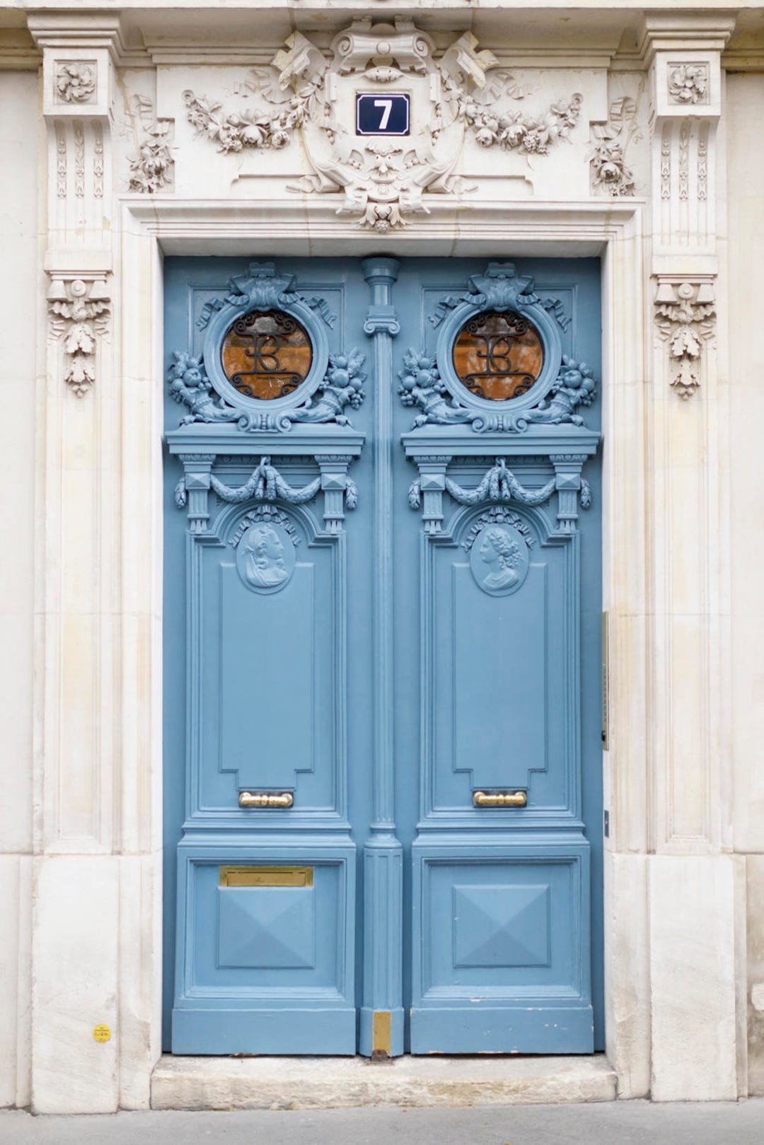 Blue　Door　Etsy　on　Fine　Rue　De　Medicis　Paris　Paris　Photography