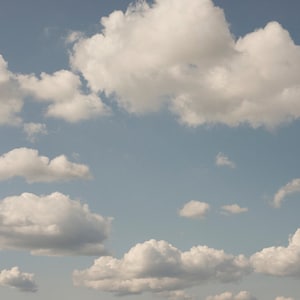 Cloud Photography, Nature Fine Art Photograph, Home Decor, Blue Sky Wall Decor