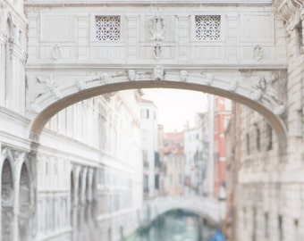Venice Photography - The Bridge of Sighs, Venice, Italy, Bridge over Canal, Home Decor, Travel Photo, Wall Art