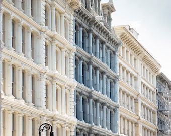 New York City Photography - SoHo Skies,  Architecture Fine Art Photograph, Urban Home Decor, Large Wall Art