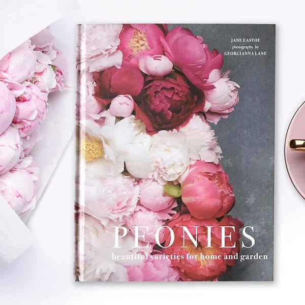 Peonies Book – Signed by Photographer Georgianna Lane, Peony Photography, Flower Photography, Gift for Peony Lover, Mothers Day Gift