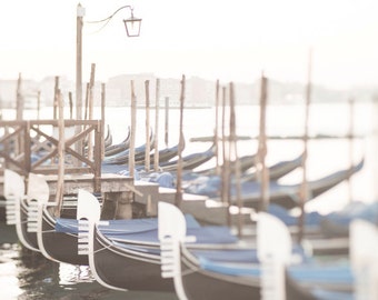 Venice Photography - The Gondolas, Grand Canal, Venice, Italy, Home Decor, Beautiful Travel Wall Art