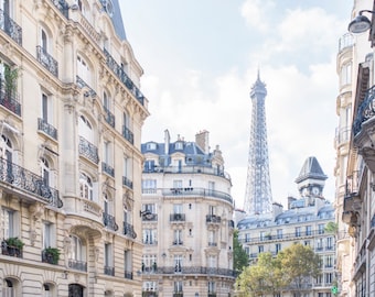 Paris Photography -  Under Paris Skies, Eiffel Tower, Paris Art Print, Travel Fine Art Photograph, French Home Decor, Large Wall Art