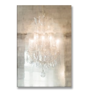 Paris Photo on Canvas, Sparkle, Versailles Chandelier Fine Art Gallery Wrapped Canvas, Large Wall Art, French Home Decor