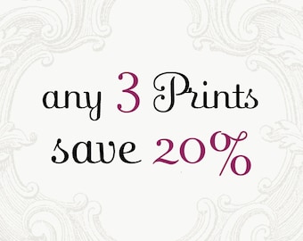 Custom Print Set - Choose Three Photographs and Save 20%, Home Decor, Large Wall Art