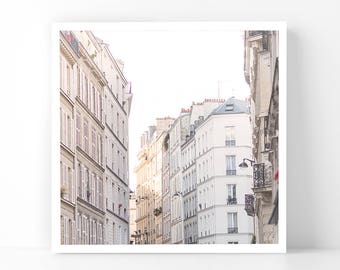 Paris Photography - Streets in Montmartre, 5x5 Paris Fine Art Photograph, French Home Decor, Wall Art, Gallery Wall