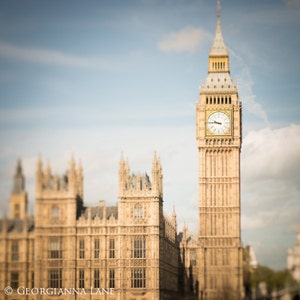 London Photograph - Big Ben, Houses of Parliament, England Travel Photo, Home Decor, Large Wall Art