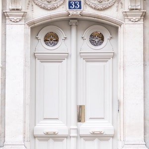 Paris Fotografie - Tür Nummer 33, Reise Architektur Fotografie, Fine Art Fotografie, große Wandkunst, French Home Decor