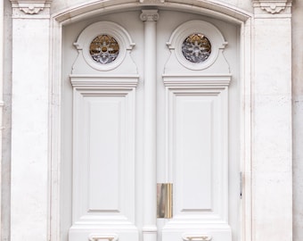 Paris Photography - Door Number 33, Travel Architecture Photography, Fine Art Photograph, Large Wall Art, French Home Decor