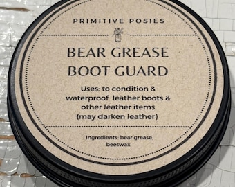 Bear Grease Boot Guard