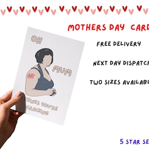 Gavin en Stacey | Moederdagkaart | Cadeau | Ness | Grappige Moederdagkaart | Voor moeder | Voor haar | Voor partner | Leuk