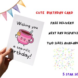 Carte d'anniversaire drôle | Jolie carte d'anniversaire | Jeux de mots | pour elle | Pour lui | Pour un ami | Joyeux anniversaire | de voeux | 5 x 7 pouces | Carte A6