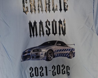 SCHOOL LEAVER SHIRT | Trapstar Inspired | customised school leavers top | Transfer Pack | Press on | kids school tops | Custom leavers top