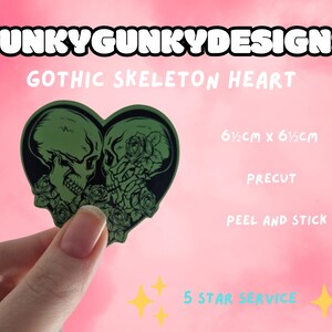 Diseño gótico / pegatinas / lindas / impermeables / pegatinas para computadora portátil / pegatinas para botella de agua / cartas del tarot / esqueleto / pegatinas geniales / diario