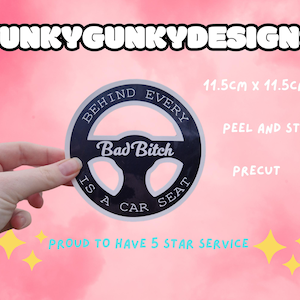 funny bumper sticker | rude sticker | bumper stickers | Girl bumper sticker | bad bitch | waterproof | laptop sticker | waterbottle sticker