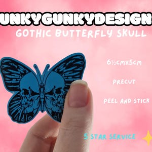 Diseño gótico / pegatinas / lindas / impermeables / pegatinas para computadora portátil / pegatinas para botella de agua / cartas del tarot / esqueleto / pegatinas geniales / diario