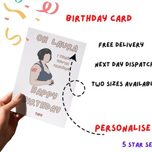Gavin et Stacey | Carte de joyeux anniversaire | Cadeau | Ness | Carte d'anniversaire drôle | Pour petit ami | Pour petite amie | Pour partenaire | Mignon | Meme