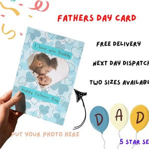 Cartão engraçado para o Dia dos Pais | Cartão personalizado para o pai | Presente de Dia dos Pais para crianças | Cartão para padrasto, avô e pai | Em branco por dentro | A6 feito à mão