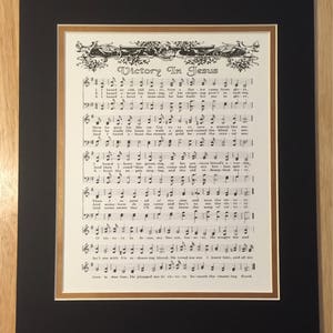 VICTORY IN JESUS 8 x 10 Antique Hymn Art Print Natural Parchment Sepia Brown Ink Other Colors Available Sheet Music Savior Glory Story image 9