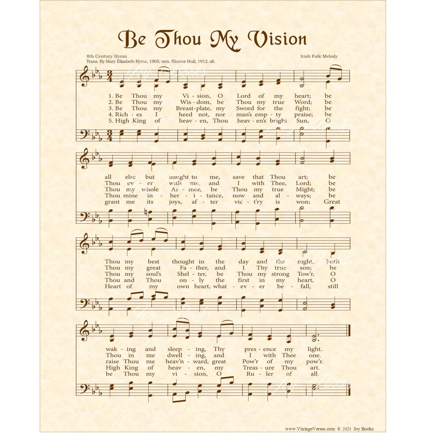 OH HOLY NIGHT - 11x14 Antique Hymn Art Print Vintage Verses Sheet Music  Natural Parchment Sepia Brown Ink O Night Divine Savior Lord Christ