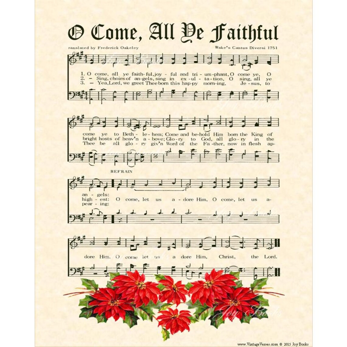 O Come All Ye Faithful Custom Christian Home Decor | Etsy