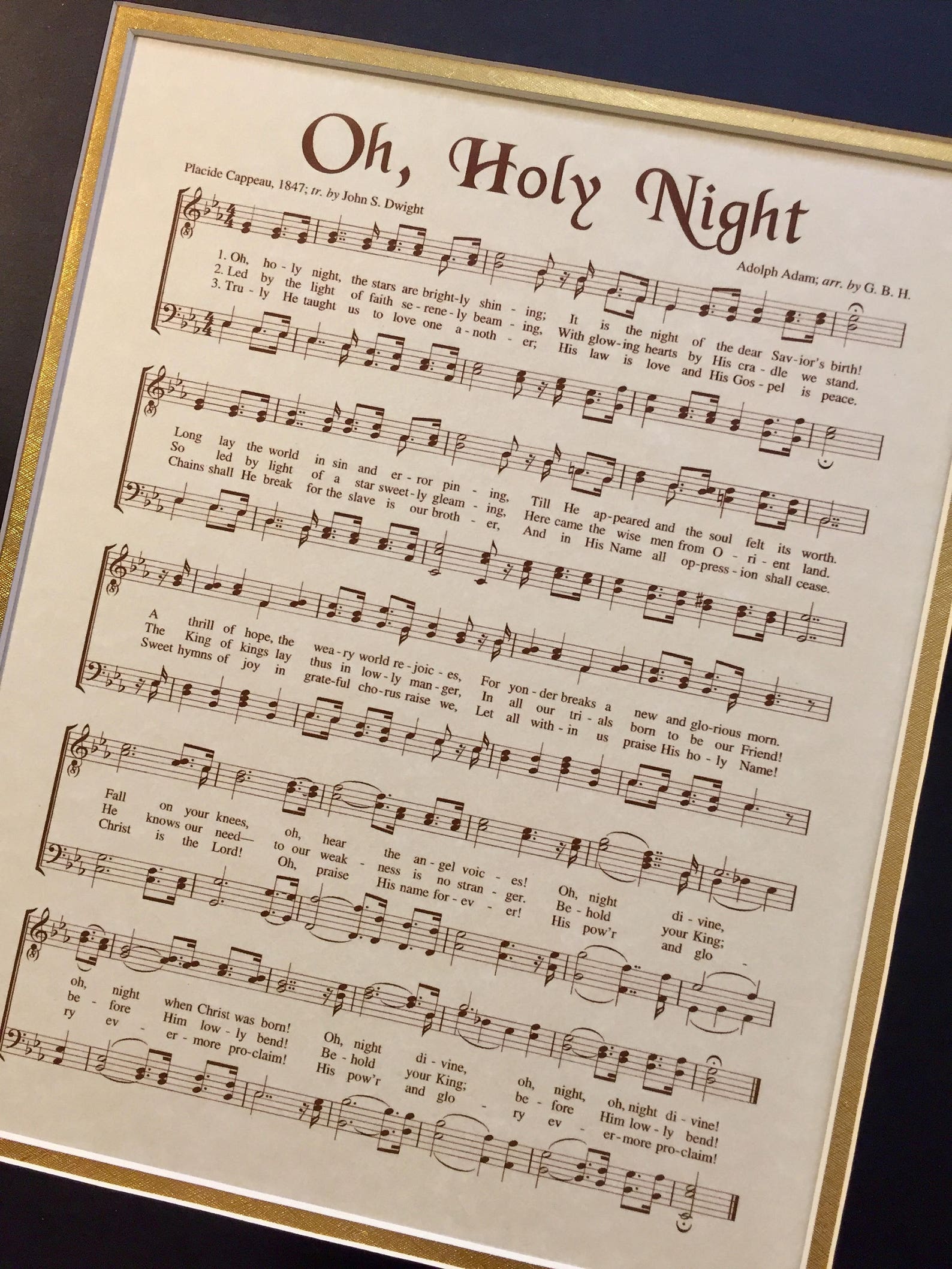 Oh Holy Night Printable