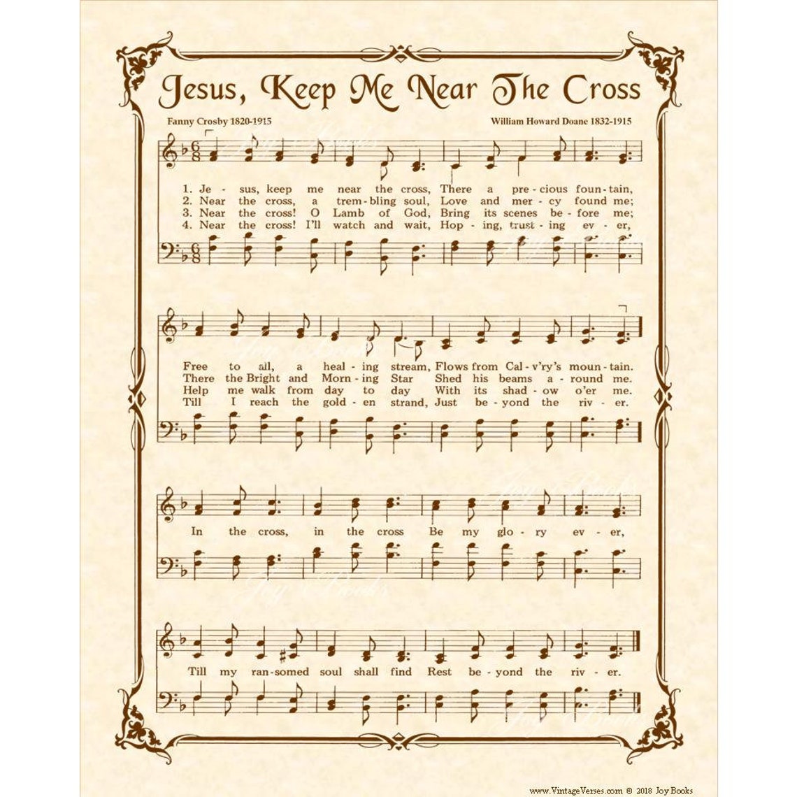 Lyrics jesus keep me near the cross