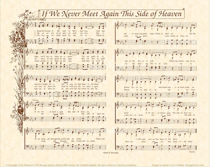 If We Never Meet Again This Side Of Heaven: Dolly’s Gospel Classic