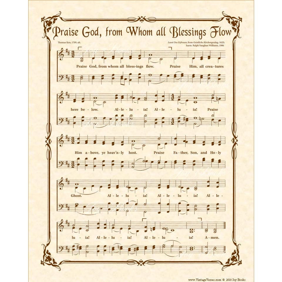 praise-god-from-whom-all-blessings-flow-doxology-christian-home-office-decor-wall-art-hymn-wall-art-vintage-verses-sheet-music-wall-art-etsy for Free Printable Praise And Worship Sheet Music With Lyrics PRAISE GOD FROM Whom All Blessings Flow - Doxology- Christian Home & Office Decor Wall Art Hymn Wall Art Vintage Verses Sheet Music Wall Art - Etsy for Free Printable Praise And Worship Sheet Music With Lyrics