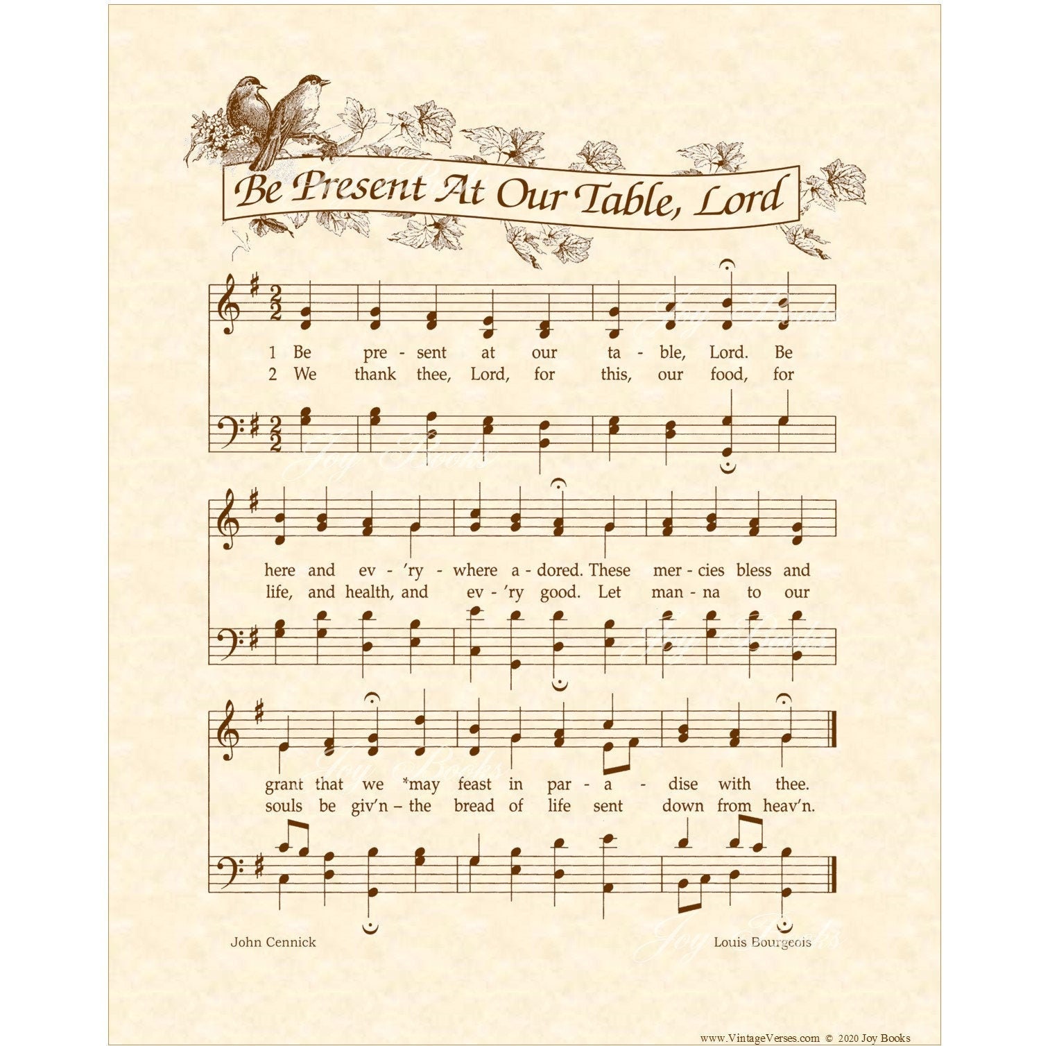 HOW GREAT THOU Art - 11x14 Antique Hymn Art Print on Natural Parchment in  Sepia Brown Ink