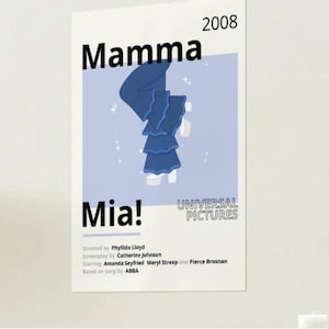 digital print | mamma Mia theme | mamma Mia poster | walls art | poster |