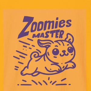 Zoomies Master Unisex Softstyle T-Shirt | Funny Pet Owner Shirt, Gift for Dog Lovers, Casual Wear, Animal Lover Tee, Birthday Gift