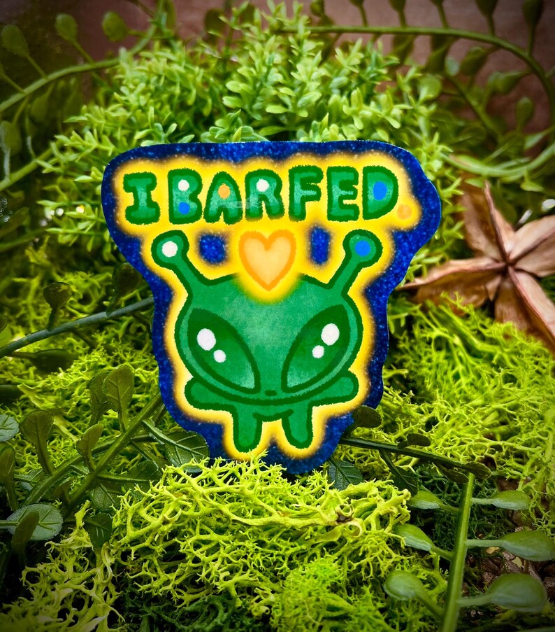 Sparv Barf Laminated Vinyl Sticker | Cute Aftonsparv Fan Art | Ikea ...